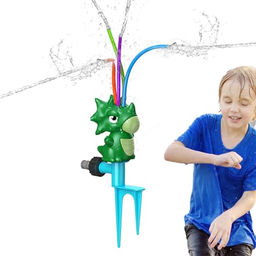 Sprinkler für Kinder zum Spielen im Freien,Kinder Sprinkler für draußen,Dinosaurier-Wassersprinkler, lustiges Wasserspielzeug für draußen | Sommerspielzeug für draußen, Gartenspiele, Sprinklerspielzeu von Generic