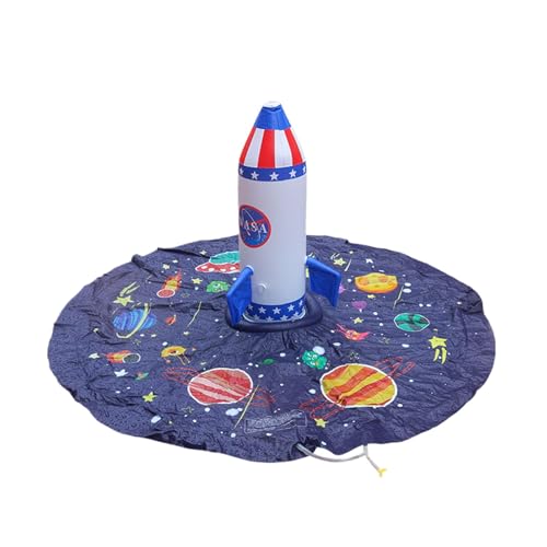 Sprinklerpool, Splash Pad | aufblasbare Splash -Pad - Nicht rutschbare Outdoor -Sprinklerin, Raketenschiff -Kinder -Wassersprinkler, für und Mädchen, Kinder Sprinklerpool, Splash Pad | aufblasbare Splash -Pad - Nicht rutschbare Outdoor -Sprinklerin, Raketenschiff -Kinder -Wassersprinkler, für und Mädchen, Kinder von Generic
