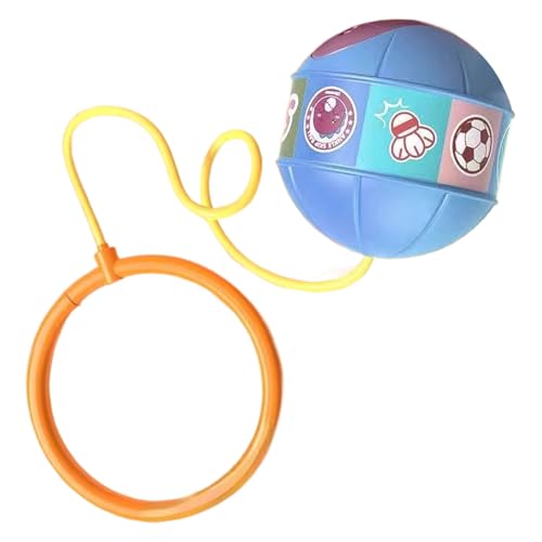 Sprungball für Knöchel | Springseil mit leuchtendem LED mit Sprungball – Trainingsspiele für Mädchen Geburtstagsfeier Spielplatz Garten von Generic