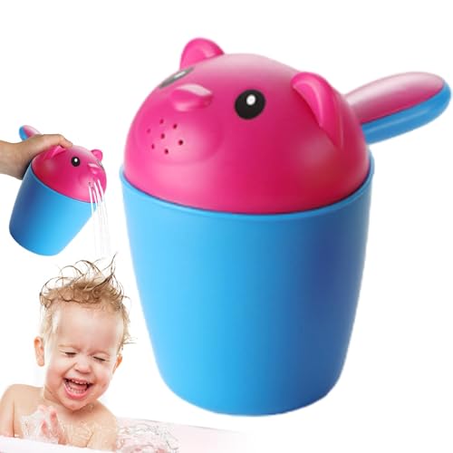 Spülbecher für Babybad, Spülbecher für das Badezimmer, ergonomischer Griff, Shampoo, Wasserfall, Bad, Spülung, Sprinkler, Badelöffel, T von Generic