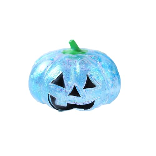 Squeeze Spielzeug KürbisSpielzeug, Anti Stress Spielzeug,Squeeze Toy,Halloween Spielzeugs Geschenke für Erwachsene und Kinder (Sky Blue, 8cm) von Generic