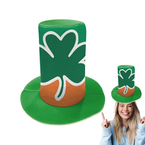 St Patricks Day Top Hut, St Patricks Day Hut | Leprechaun Top Hut Kopfwear - Fotoprops Party Supplies, Baum Topper St Patricks Day Accessoires, Kostümzubehör von Generic