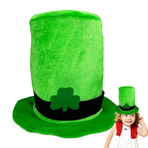 St. Patrick Hut – St. Patrick's Day Kobold-Hut mit goldfarbener Schnalle, irischer Feiertags-Cosplay-Hut, Kostüm-Zylinder für Erwachsene, Teenager, Männer, Frauen St. Patrick Hut – St. Patrick's Day Kobold-Hut mit goldfarbener Schnalle, irischer Feiertags-Cosplay-Hut, Kostüm-Zylinder für Erwachsene, Teenager, Männer, Frauen von Generic