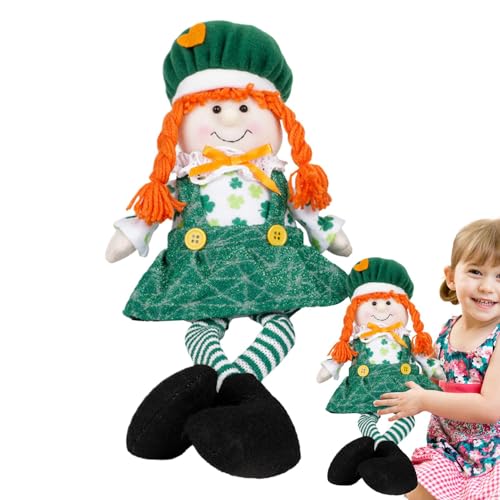 St. Patrick's Day Plüschtier, St. Patrick's Day, -Spielpuppe mit langen Beinen, schöne Tischdekoration für das Kinderzimmer, von Generic