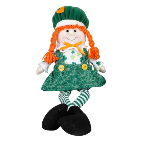 St. Patrick's Day Plush Toy - Stoffed Irish Long Legs Puppe | Leichtes Dekorationswerkzeug Für Spielzimmer, Studienzimmer, Schlafzimmer, Wohnzimmer, Kinderzimmer, Bereitstellung Von Kuschelfreundlich von Generic