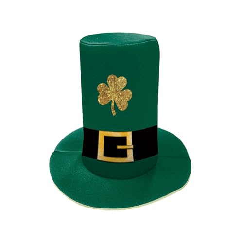St. Patrick's Day Shamrock Hut, High End St. Patrick's Day Hut | Heads-Heads Irish Hat Irish | Foto Requisiten Party Requisiten Topper St. Patricks Day Zubehör von Generic
