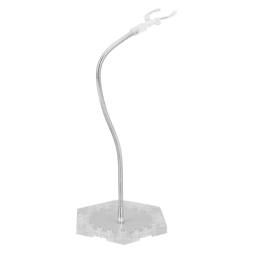 Stabiler 6-Zoll-Actionfigurenständer, Anzeigeeffekt für Puppe, Modell und Figur, für Anime-Figuren, Sammlerstücke oder Dekorationen (Transparent) von Generic