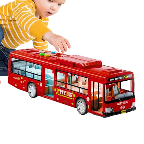 Stadtbus-Spielzeug – Elektrobus-Spielzeug, Sound- und Lichtbus-Modell | Batteriebetriebenes Fahrzeug für Kinder, Lernspielzeug im Großformat mit Musik, zu öffnenden Türen, Simulationsspiel für Stadtbus-Spielzeug – Elektrobus-Spielzeug, Sound- und Lichtbus-Modell | Batteriebetriebenes Fahrzeug für Kinder, Lernspielzeug im Großformat mit Musik, zu öffnenden Türen, Simulationsspiel für von Generic