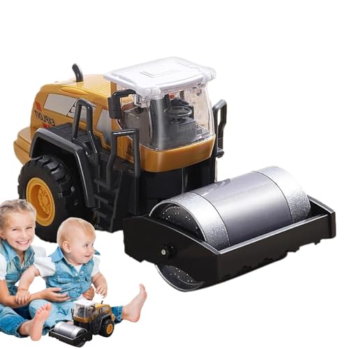 Stampferspielzeug aus Druckguss | Technischer Straßenhobelwagen für Spielzeug | Kreatives Modell für Stampfer, Baufahrzeug und Nivelliermaschine für und Mädchen ab 5 Jahren von Generic