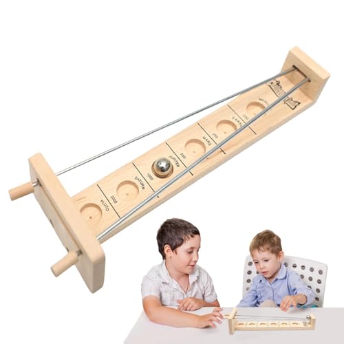 Standing Rods Game - Ball- und Stängelspiel, hölzerne Tischspiele | Das Gleichgewichtsspiel des Kugellageres, Spaß und Bildungsaktivität, ideal für Erwachsene, 3+ Jahre, Entwicklung der von Generic