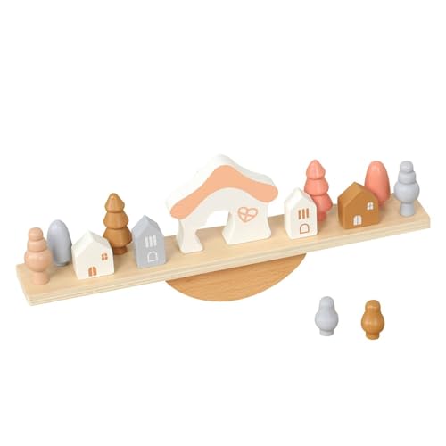 Stapelbare Blöcke Set | Holz Balance-Spielzeug mit Schaukel - Holzbalance-Spielzeug, Stressabbau, Koordinationsübungsblöcke Stapelbare Blöcke Set | Holz Balance-Spielzeug mit Schaukel - Holzbalance-Spielzeug, Stressabbau, Koordinationsübungsblöcke von Generic