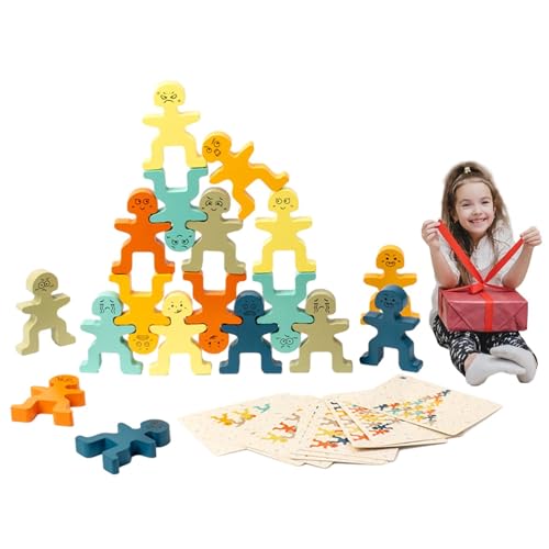 Stapelbare Puzzle-Spielzeuge, Stapelbare Figurenspielzeuge, sensorische Balance-Bausätze aus Holz, frühes Lernstapel, Vorschule Spielzeug für und Stapelbare Puzzle-Spielzeuge, Stapelbare Figurenspielzeuge, sensorische Balance-Bausätze aus Holz, frühes Lernstapel, Vorschule Spielzeug für und von Generic