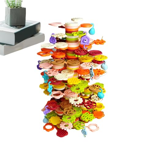 Stapelbares Baumspiel, STEM-Bausteinspielzeug für Kinder: stapelbare Balance-Bausteine, Balance-Spiel-Bausteine für Kinder ab 3 Jahren, Bausteine von Generic