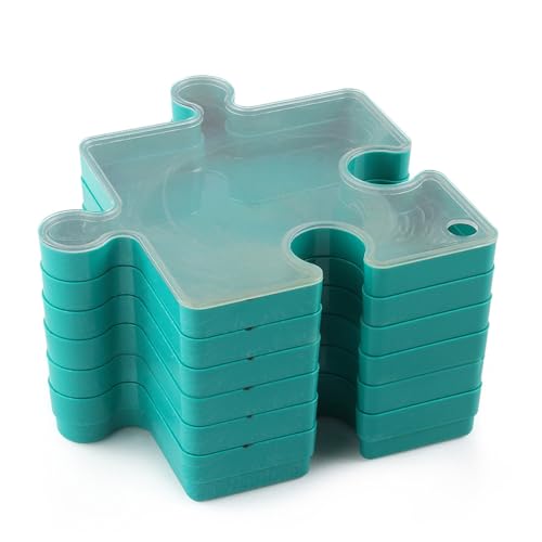 Stapelbares Puzzle-Sortierset – Verknüpfbare Puzzle-Aufbewahrungsschalen, Stabiler und benutzerfreundlicher -Organizer | 1000-teiliges für Erwachsene, Kinder- -Aufbewahrungsbox für F Stapelbares Puzzle-Sortierset – Verknüpfbare Puzzle-Aufbewahrungsschalen, Stabiler und benutzerfreundlicher -Organizer | 1000-teiliges für Erwachsene, Kinder- -Aufbewahrungsbox für F von Generic