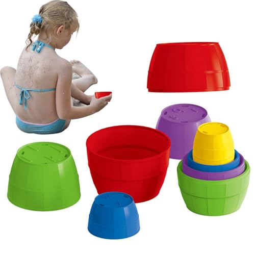 Stapelbecher für Kinder, stapelbares Becher-Spielzeug, Entfaltung SENSORY auf Wasser, Spielen Sie Wasser Caps - Spaß, buntes Trainingsspiel für Mädchen für d Stapelbecher für Kinder, stapelbares Becher-Spielzeug, Entfaltung SENSORY auf Wasser, Spielen Sie Wasser Caps - Spaß, buntes Trainingsspiel für Mädchen für d von Generic