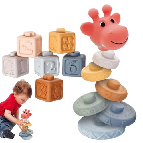 Stapelblöcke für Kinder, Balance Stacking Block Game | Bunte tiergeformte Sortierblöcke,Tabletop Building Multifunktionales Bildungslernspiel für das Lernen für Outdoor, Reisen, Auto Stapelblöcke für Kinder, Balance Stacking Block Game | Bunte tiergeformte Sortierblöcke,Tabletop Building Multifunktionales Bildungslernspiel für das Lernen für Outdoor, Reisen, Auto von Generic