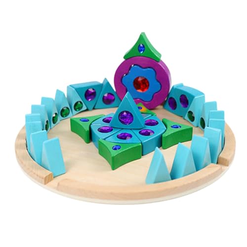 Stapeln von Edelsteinen, schöne Regenbogensteine, bedruckte Bausteine aus Holz, Puzzles mit glänzenden Edelsteinen, stapelbare Lernblöcke Stapeln von Edelsteinen, schöne Regenbogensteine, bedruckte Bausteine aus Holz, Puzzles mit glänzenden Edelsteinen, stapelbare Lernblöcke von Generic