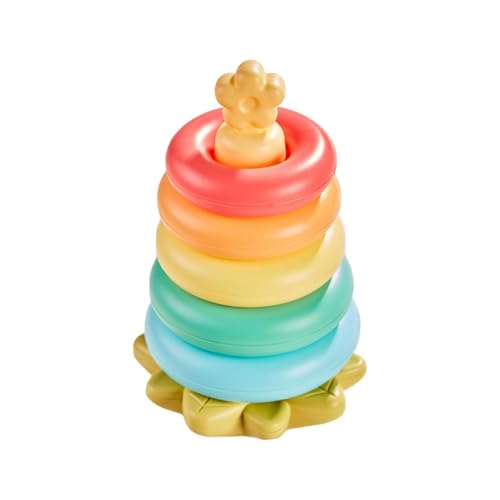 Stapelringe für Kleinkind, Ringstapler Babyspielzeug, Pädagogisches sensorisches Lernspielzeug, Entwicklungshandel-Koordination Sensory Stacker für Mädchen und Stapelringe für Kleinkind, Ringstapler Babyspielzeug, Pädagogisches sensorisches Lernspielzeug, Entwicklungshandel-Koordination Sensory Stacker für Mädchen und von Generic