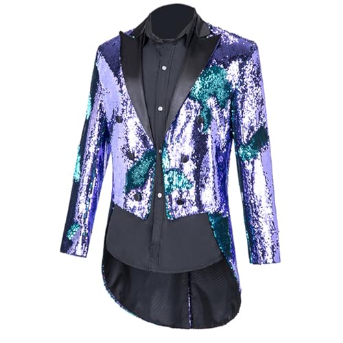 Steampunk Anzug Herren Pailletten - Gothic Frack Herren Midi Mode Mantel Glitzer Klassisch Viktorianische Hof Gehrock Elegant Glitzerjacke Mittelalter Vampir Kleidung Cosplay Karneval Halloween Steampunk Anzug Herren Pailletten - Gothic Frack Herren Midi Mode Mantel Glitzer Klassisch Viktorianische Hof Gehrock Elegant Glitzerjacke Mittelalter Vampir Kleidung Cosplay Karneval Halloween von Generic