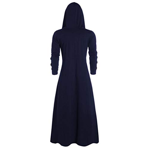 Steampunk Herren Mantel, Halloween Fashing Smoking Kostüm Gothic Kostüm Herren, Smoking Frack Mantel Männer Mittelalter Viktorianischen Jacke Medieval Victorian Frack Costumes Piraten Cosplay Uniform von Generic