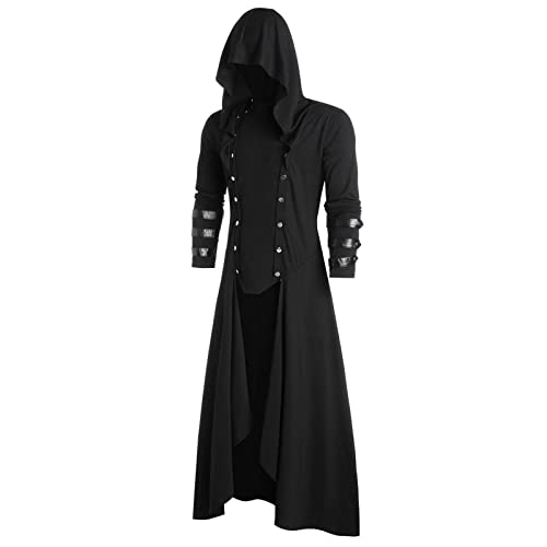 Steampunk Herren Mantel, Karnevalskostüme Herren Mittelalter Vintage Herrenbekleidung, Smoking Gothic Steampunk Vintage Tailcoat Jacke Mittelalter Viktorianischen Gehrock Uniform Cosplay Kostüm Steampunk Herren Mantel, Karnevalskostüme Herren Mittelalter Vintage Herrenbekleidung, Smoking Gothic Steampunk Vintage Tailcoat Jacke Mittelalter Viktorianischen Gehrock Uniform Cosplay Kostüm von Generic