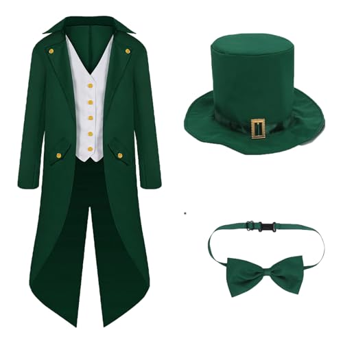 Steampunk Kostüm Herren - Gothic Jacke Herren Inkl. Hut Fliege Stickerei Gold Mantel Stehkragen Viktorianische Hof Gehrock Retro Mittelalter Frack Elegant Performance-Kleidung Halloween Kostüm Steampunk Kostüm Herren - Gothic Jacke Herren Inkl. Hut Fliege Stickerei Gold Mantel Stehkragen Viktorianische Hof Gehrock Retro Mittelalter Frack Elegant Performance-Kleidung Halloween Kostüm von Generic