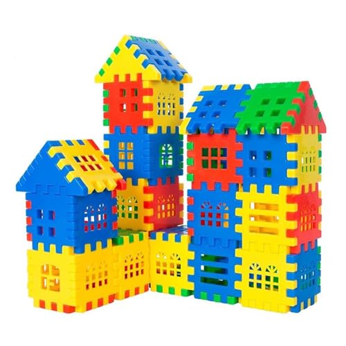 Steckbare Blöcke – Lustige geprägte stapelbare Blöcke für Kinder | Lernspielzeug zum Bauen von STEM zur sensorischen Entwicklung, kreatives Spielset im montesori-Stil für Kinder im Alter Steckbare Blöcke – Lustige geprägte stapelbare Blöcke für Kinder | Lernspielzeug zum Bauen von STEM zur sensorischen Entwicklung, kreatives Spielset im montesori-Stil für Kinder im Alter von Generic