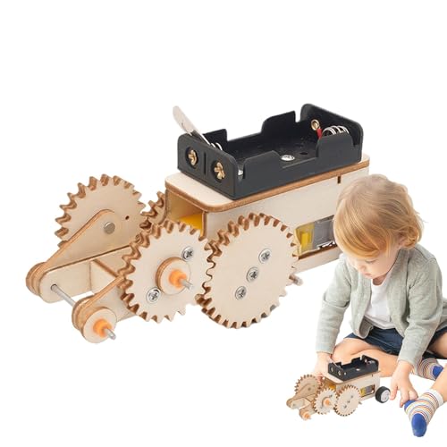 Stem-Autobausatz, Stem-Modellauto-Bausatz - Gear Design -3D-Puzzles | Aktivitäten-Engineering-Kit, Wissenschaftsprojekt-Kit, Spielzeug für Kinder ab 6 Jahren von Generic