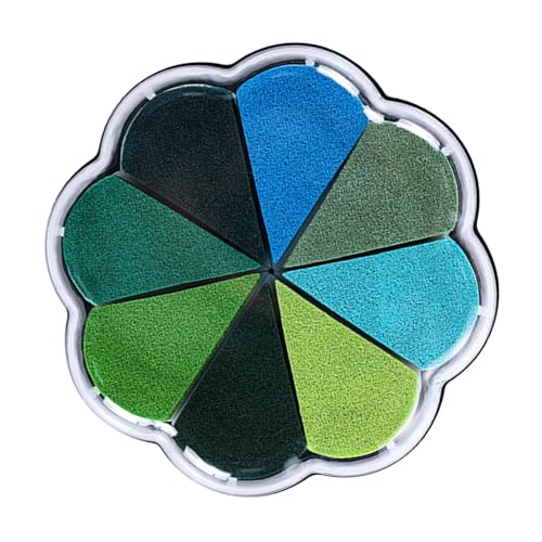 Stempelkissen für Kinder, waschbare Stempelkissen, 8 Farben, Blumenform, Regenbogen-Stempelkissen, Stempelfarbe für Freunde und Familie, Jungen und Mädchen Stempelkissen für Kinder, waschbare Stempelkissen, 8 Farben, Blumenform, Regenbogen-Stempelkissen, Stempelfarbe für Freunde und Familie, Jungen und Mädchen von Generic