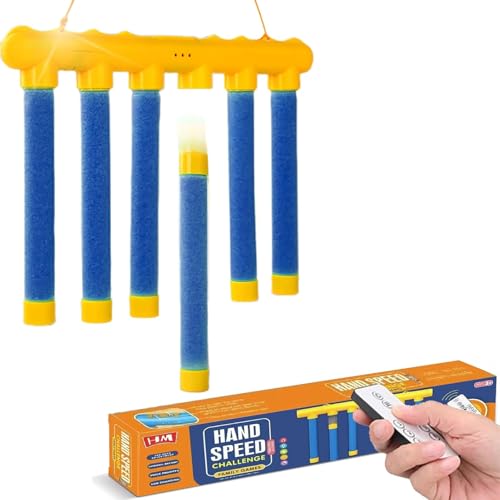 Stick Catcher Game – Reflex-Tester, Reaktionstrainingsspielzeug | Herbst-Stickspiel mit einstellbarer Geschwindigkeit für Erwachsene für interaktive Fähigkeitsherausforderung für Gruppenspiel, Stick Catcher Game – Reflex-Tester, Reaktionstrainingsspielzeug | Herbst-Stickspiel mit einstellbarer Geschwindigkeit für Erwachsene für interaktive Fähigkeitsherausforderung für Gruppenspiel, von Generic