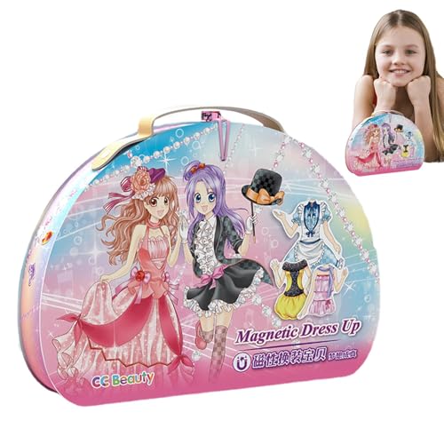 Sticker Fashion Dress up Book – Sammelbuch, Rollenspiel, magnetisches Prinzessinnen-Verkleidungsspiel, Mädchen-Kostüme, Spielaufkleber, Verkleidung, Aktivität, pädagogisch für Zuhause, Reisen Sticker Fashion Dress up Book – Sammelbuch, Rollenspiel, magnetisches Prinzessinnen-Verkleidungsspiel, Mädchen-Kostüme, Spielaufkleber, Verkleidung, Aktivität, pädagogisch für Zuhause, Reisen von Generic