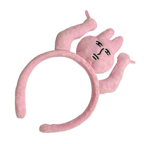 Stirnband-Haarspangen – Tierkostüm-Requisiten | Haarband Packt Haare Kaninchen Plüschtier | Haarband Clip Kopfschmuck Plüsch Haar Kostüm Stirnband Greift Haar Kaninchen Spielzeug Halloween Z von Generic