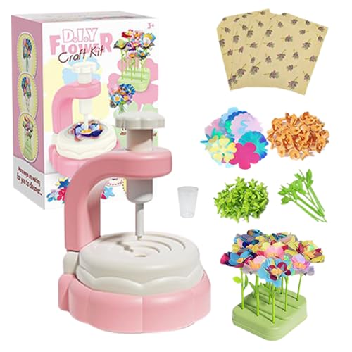 -Stoffblumen-Kit für Kinder-7,8 Zoll weiches Plüschblumenhandwerkssatz | Ermutigt Kreativität bei Kindern ab 4 Jahren, perfekt für Zuhause, Klassenzimmer, Spiele im Freien, Kindergartendekor, Kinde -Stoffblumen-Kit für Kinder-7,8 Zoll weiches Plüschblumenhandwerkssatz | Ermutigt Kreativität bei Kindern ab 4 Jahren, perfekt für Zuhause, Klassenzimmer, Spiele im Freien, Kindergartendekor, Kinde von Generic