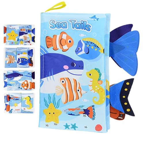 Stoffbücher für Babys, Knitterbuch für Babys | Babybuch Tails niedliche sensorische Bücher für Babys, kreatives Lernspielzeug für Vorschule, interaktive Bücher für Kleinkinder, für Stoffbücher für Babys, Knitterbuch für Babys | Babybuch Tails niedliche sensorische Bücher für Babys, kreatives Lernspielzeug für Vorschule, interaktive Bücher für Kleinkinder, für von Generic