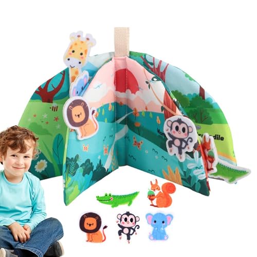 Stoffbücher für Babys | Anti-Tear Soft Sensory Lernbuch Toy Lightweight | Bietet bunte waschbar für 0 bis 36 Monate für Neugeborene, Mädchen, Stoffbücher für Babys | Anti-Tear Soft Sensory Lernbuch Toy Lightweight | Bietet bunte waschbar für 0 bis 36 Monate für Neugeborene, Mädchen, von Generic