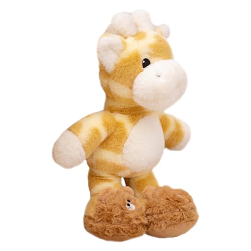 Stoffgiraffe Kuscheltier | Spielzeug Giraffe | Hautfreundliche Kuscheltier Figur Kissen Sammlerstück für Kinder Mädchen Kinderzimmer Wohnzimmer Deko von Generic