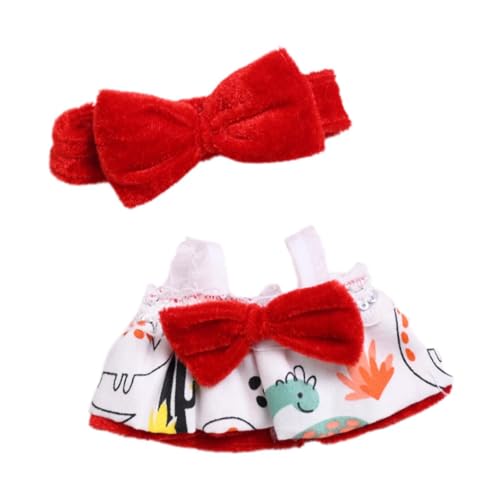 Stoffpuppen Kleidungsset, Kostümzubehör, mit Kopfbedeckung, für Kinder, Pädagogische Mode, Rollenspiel Puppenkleidung für 15 cm Große Puppen, Rock Und Kopfbedeckung Stoffpuppen Kleidungsset, Kostümzubehör, mit Kopfbedeckung, für Kinder, Pädagogische Mode, Rollenspiel Puppenkleidung für 15 cm Große Puppen, Rock Und Kopfbedeckung von Generic