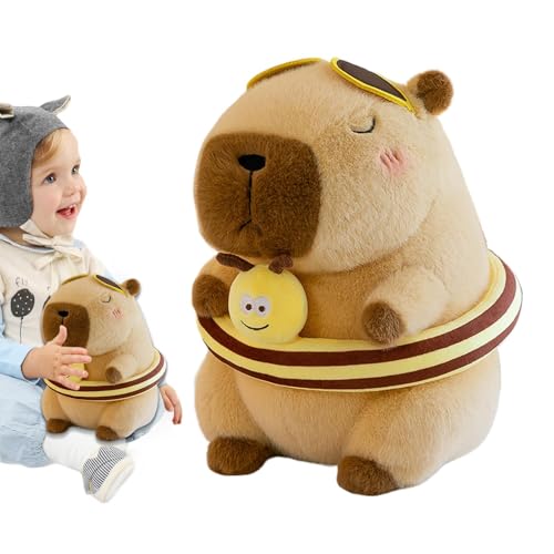 Stofftier aus Capara, Plüschtier aus Plüsch – Niedliche Puppe | Cartoon-Plüschtiere, 9,5 Zoll Plüschtier für erwachsene Kinder, Puppe von Generic