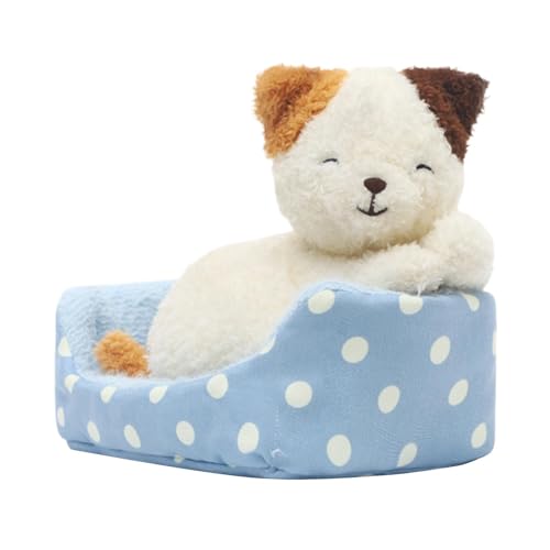 Stofftiere | Hundekatze mit Bedornament - Kuschelbare und weiche Plüschtiere Huggers Begleiter für Kinder und Erwachsene von Generic