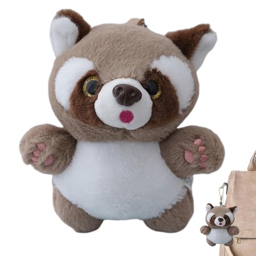 Stofftiere Schlüsselanhänger, Tasche Tier Anhänger | Cartoon Tier Schlüsselanhänger Anhänger - Sammlerstücke Puppe Spielzeug Kinder Companion Bag Charm für Schultasche, Rucksack von Generic