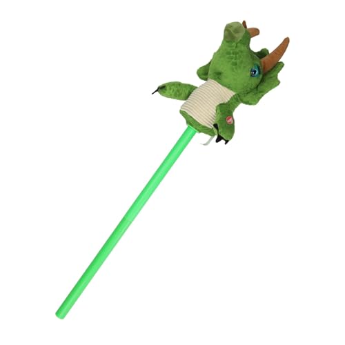 Stokpaard Dino met Geluid Rood von Generic