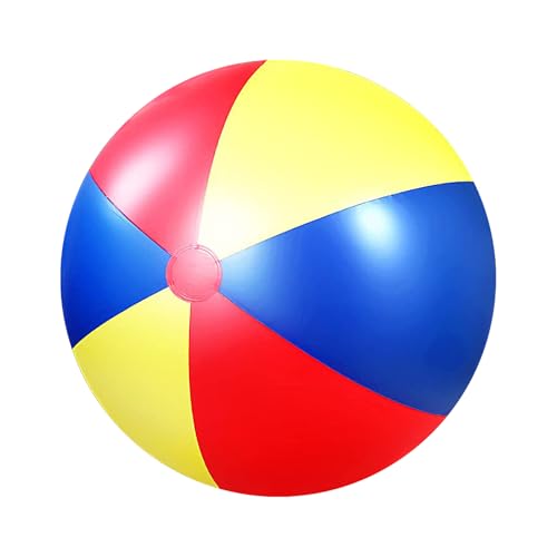 Strandbälle – Spielzeug in leuchtenden Farben, Spielball am Pool | Klassischer mehrfarbiger Blasball, langlebige schwimmende Poolaktivitäten, großer aufblasbarer Ball Strandbälle – Spielzeug in leuchtenden Farben, Spielball am Pool | Klassischer mehrfarbiger Blasball, langlebige schwimmende Poolaktivitäten, großer aufblasbarer Ball von Generic