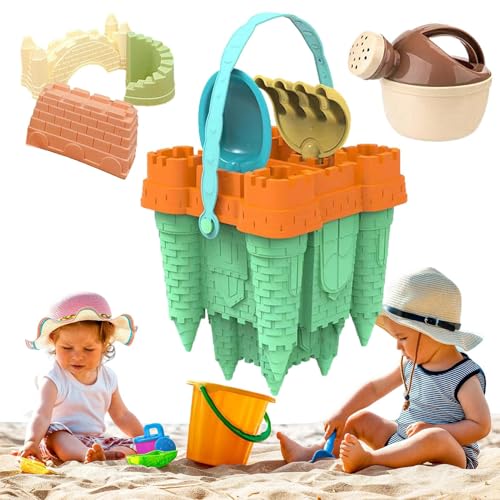 Strandsandspielzeug, Sandschloss-Bausatz, Schnee- und Sandspielzeug | Netz-Aufbewahrungsrucksack, tragbar, einzigartig, robust und lustig, Schloss-Bausatz D Strandsandspielzeug, Sandschloss-Bausatz, Schnee- und Sandspielzeug | Netz-Aufbewahrungsrucksack, tragbar, einzigartig, robust und lustig, Schloss-Bausatz D von Generic