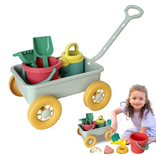 Strandsandspielzeug, Strandspielzeug | 8 Stücke frühes Lernen Spielen Sandkit mit Trolley,Tragbarer Spaß im Freien im Freien für Seaside Beach außerhalb des Campings Strandsandspielzeug, Strandspielzeug | 8 Stücke frühes Lernen Spielen Sandkit mit Trolley,Tragbarer Spaß im Freien im Freien für Seaside Beach außerhalb des Campings von Generic