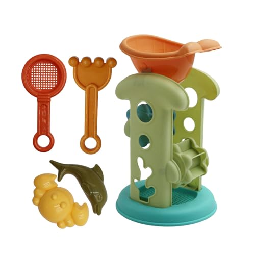 Strandspielzeug-Set für Kinder, Sanduhr, pädagogisches Spielzeug aus Kunststoff für draußen, für Kleinkinder ab 3 Jahren, perfekt zum Bauen von Sandburgen, Sommerferienaktivitäten (Green, 11.5x20.5cm) Strandspielzeug-Set für Kinder, Sanduhr, pädagogisches Spielzeug aus Kunststoff für draußen, für Kleinkinder ab 3 Jahren, perfekt zum Bauen von Sandburgen, Sommerferienaktivitäten (Green, 11.5x20.5cm) von Generic