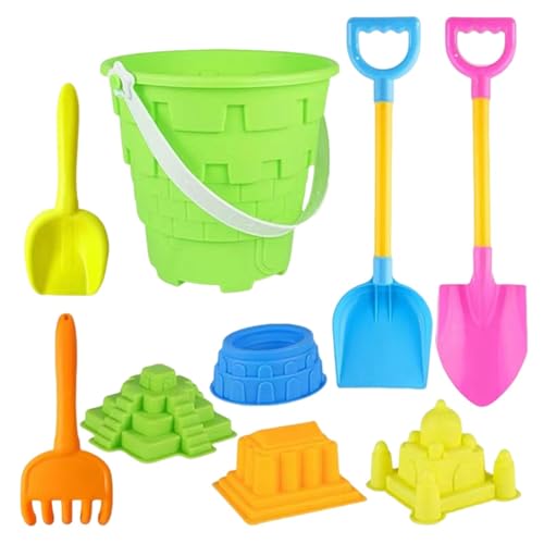 Strandspielzeug für Kinder, Strandspielzeug-Set,Sandspielzeug für Kinder - 9 Stück Strandspielzeug für Kleinkinder, Reise-Sand-Schloss Spielzeug für -Sandformen, Sandbox-Spielzeug für Strandspielzeug für Kinder, Strandspielzeug-Set,Sandspielzeug für Kinder - 9 Stück Strandspielzeug für Kleinkinder, Reise-Sand-Schloss Spielzeug für -Sandformen, Sandbox-Spielzeug für von Generic