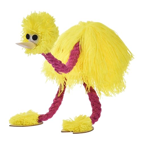 Strauß-Puppen-Strauß-Spielzeug, handgemachte Straußen-Puppe, interaktive Straußen-Puppe, interaktive Strauß-Puppe, handgemachte Spielzeugpuppe, Seilpuppe, Paar von Generic