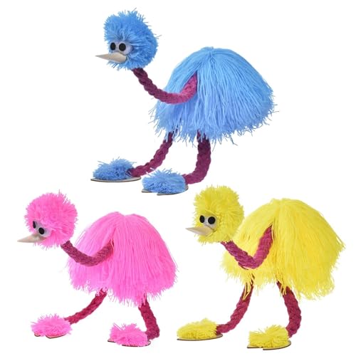Straußen-Puppe, Straußen-Puppe, realistische Straußen-Puppe, Tierpuppen, niedliche interaktive Straußen-Puppen für Puppen-Show-Partys von Generic