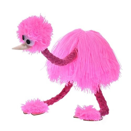 Straußenpuppe – Interaktive handgefertigte Puppen, Drahtpuppen für Kinder | Realistische interaktive und niedliche Straußpuppe für Puppenshows, Rollenspiele, von Generic