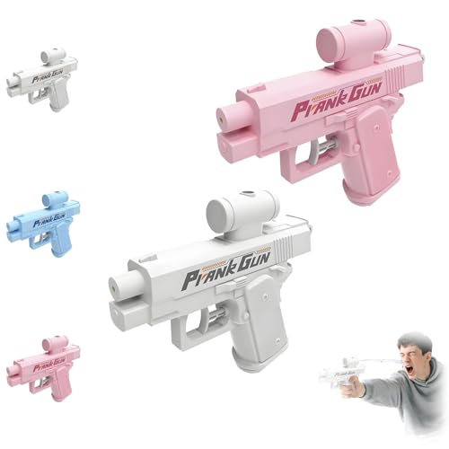 Streich-Wasserpistole, 2025 Neue Streich-Spritzpistole kann von vorne und hinten sprühen, Rückwärts-Wasserpistole, for Streichliebhaber(Pink+White) von Generic